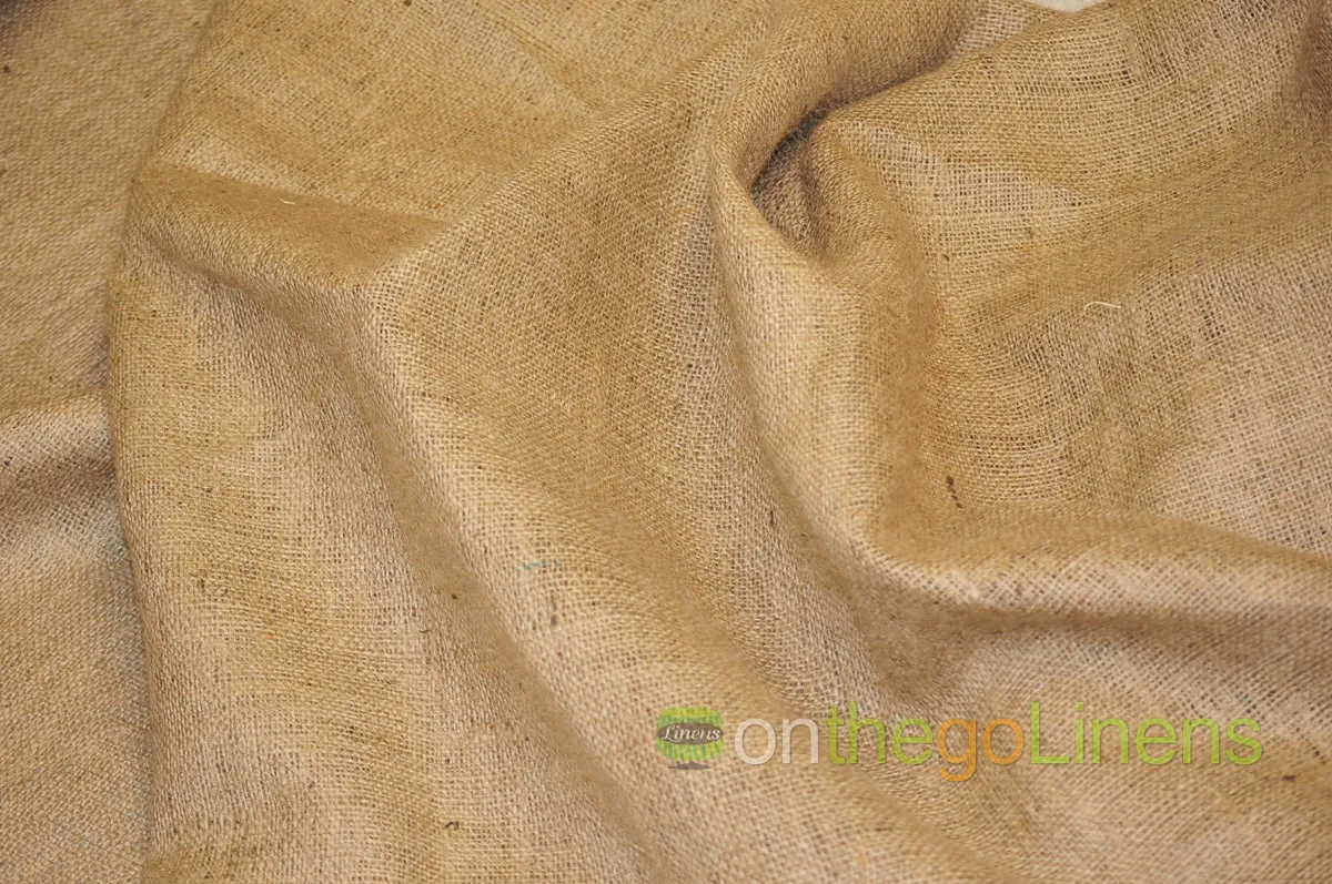 Natural Jute Burlap Table Runners | All Natural Hessian Table Runners | Natural Color |