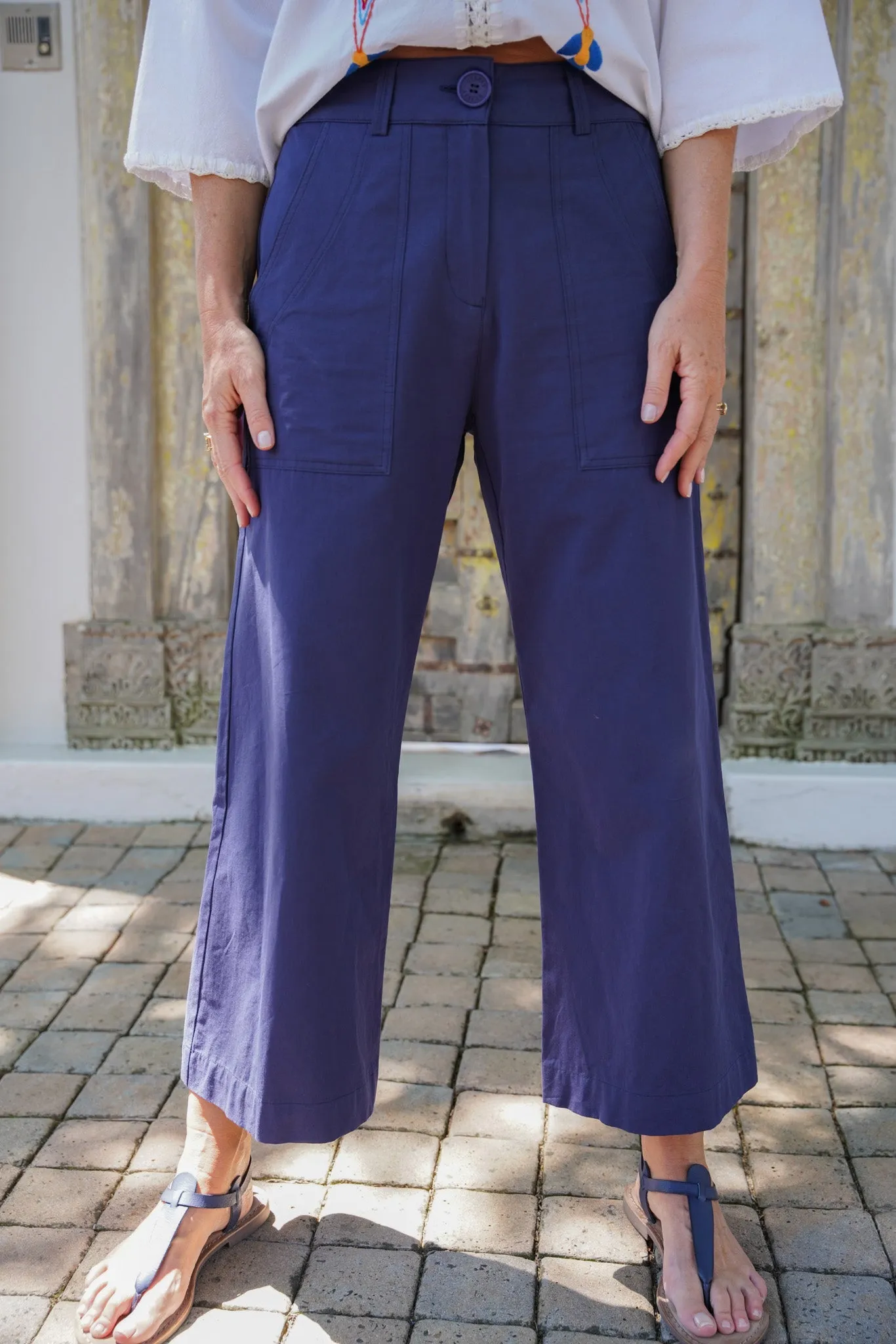 Navy Summer Pants