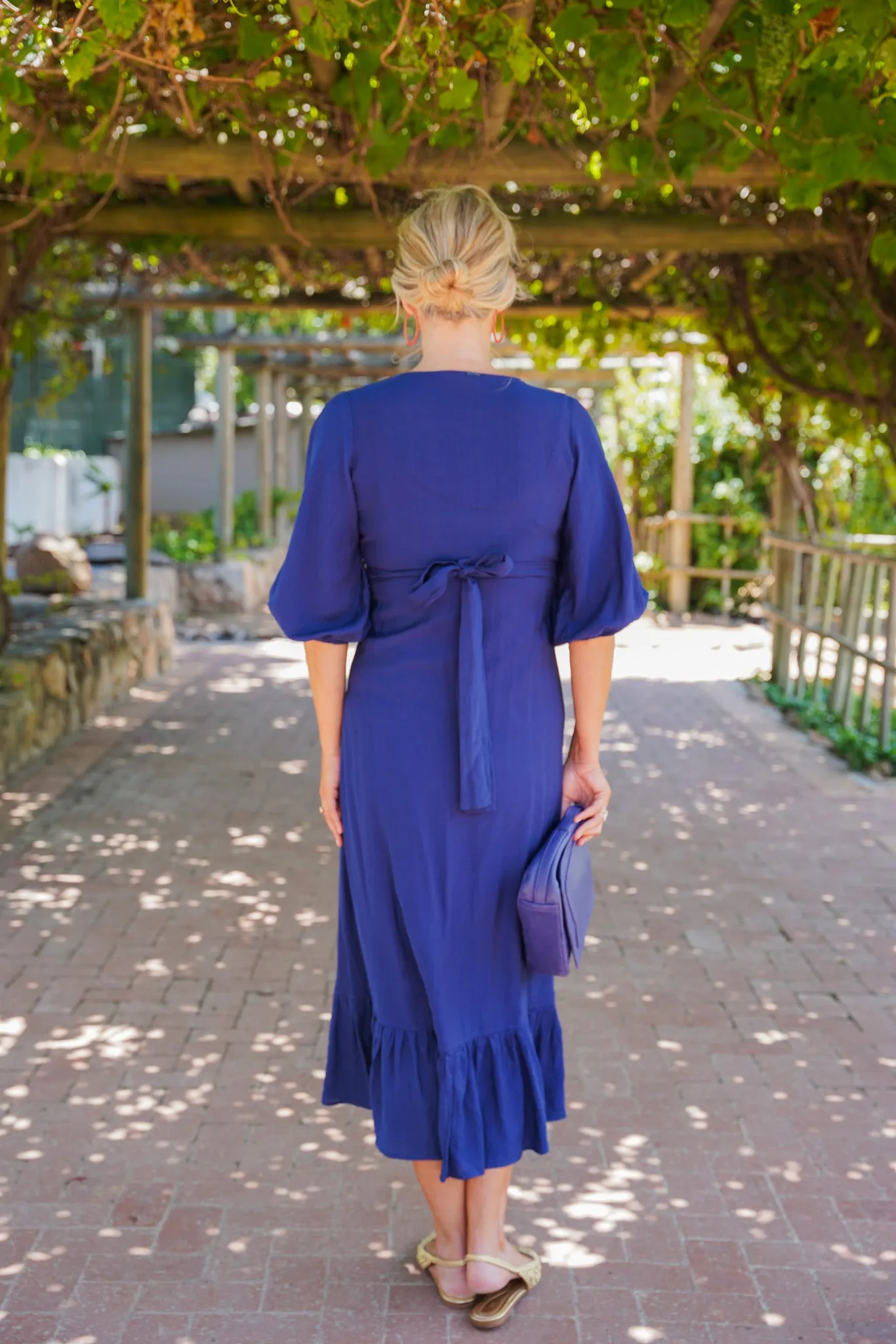 Navy Wrap Dress