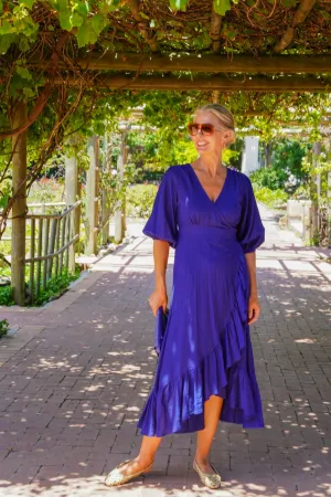 Navy Wrap Dress