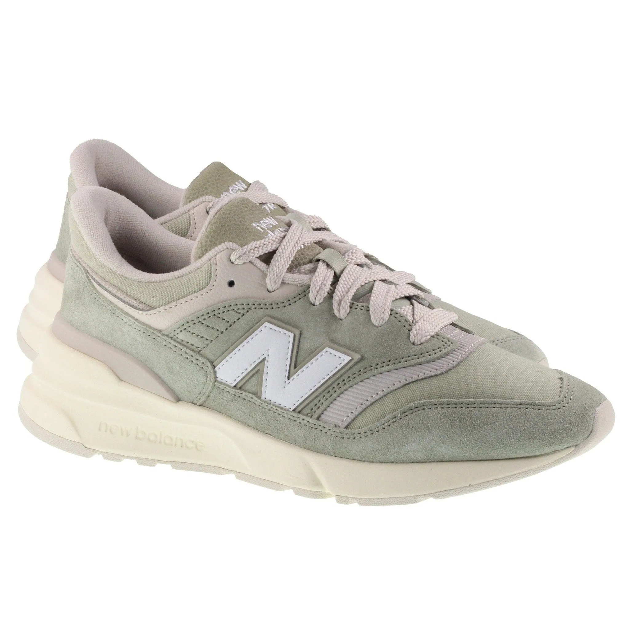 New Balance Trainers Mens 997R Dark olivine with olivine