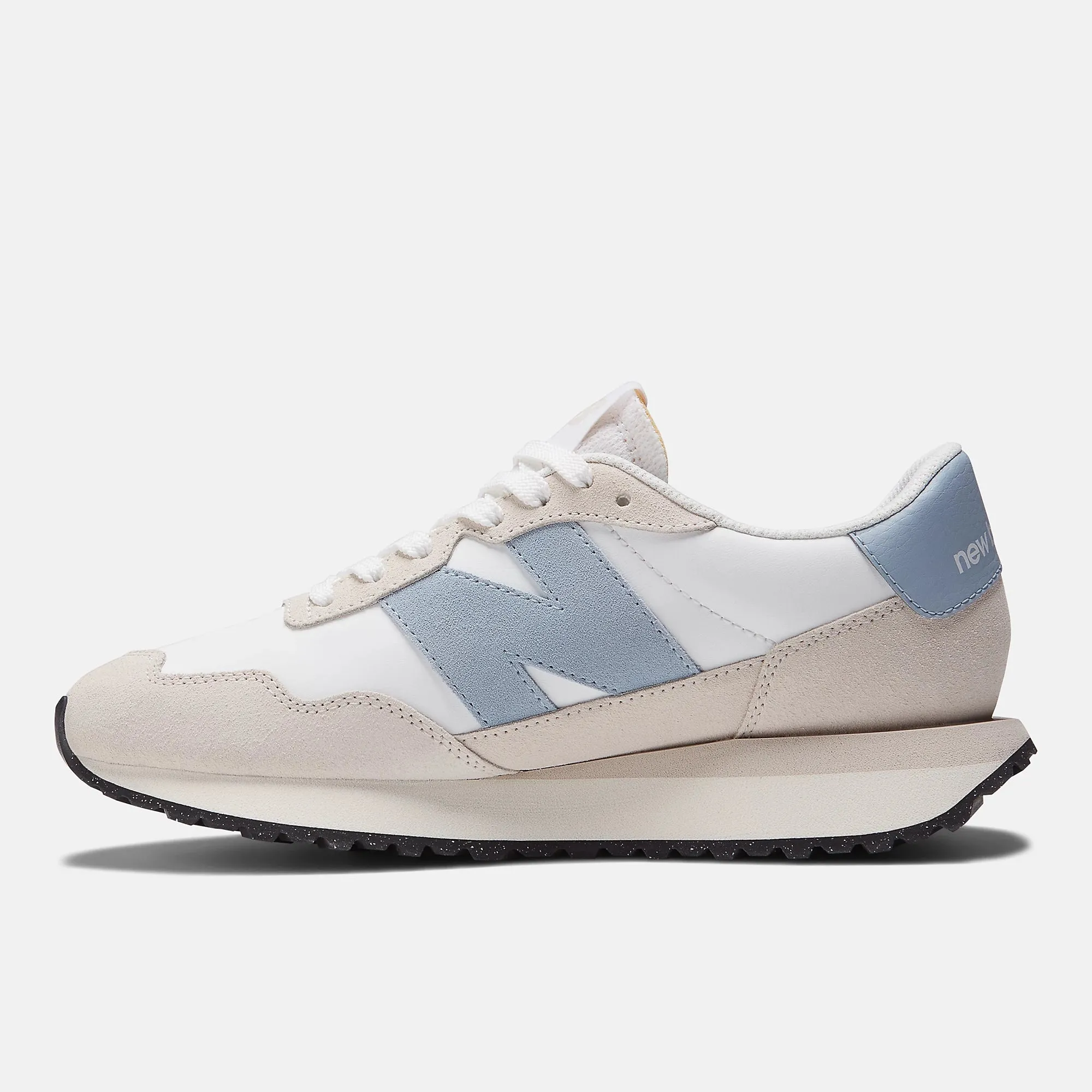 New Balance Womens 237 Fashion Trainers - White / Light Arctic Grey