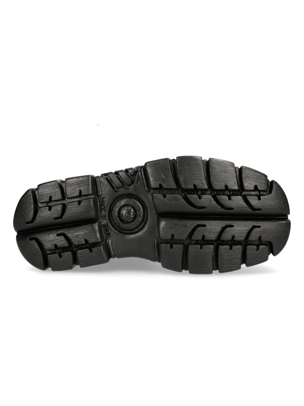 NEW ROCK Black Tower Military-Style Robust Boots