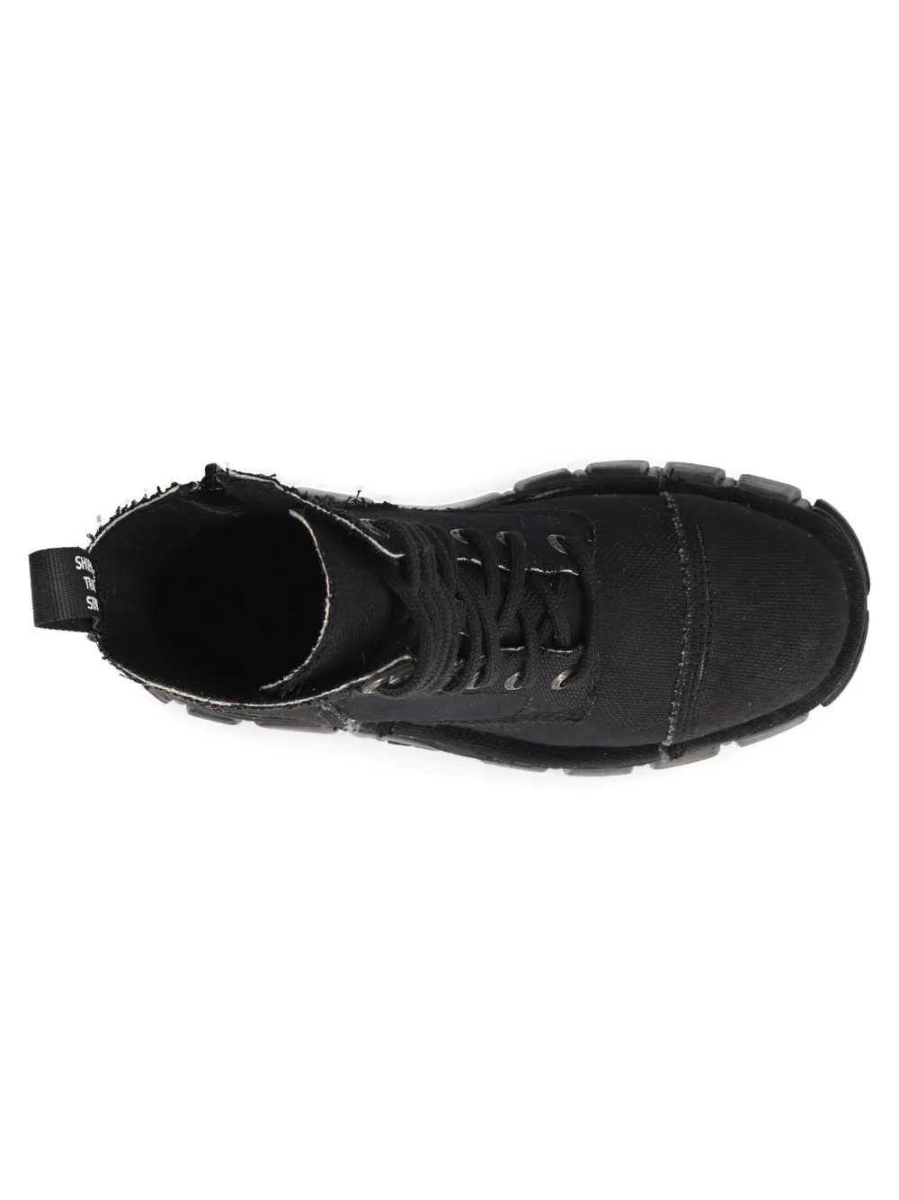 NEW ROCK Black Tower Military-Style Robust Boots