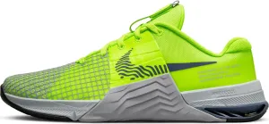 Nike Metcon 8 Mens Trainers Gym Fitness Shoes, Volt Diffused Blue Wolf Grey, 11