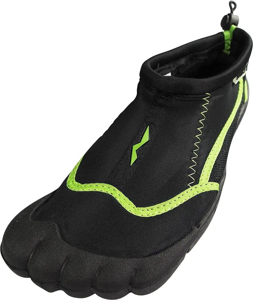 NORTY Men's Water Shoes - Aqua Swim Socks for Beach, Boat, and Pool - Skeletoe Barefoot Design - Cruise Ship Essentials - Hiking and Camping Footwear