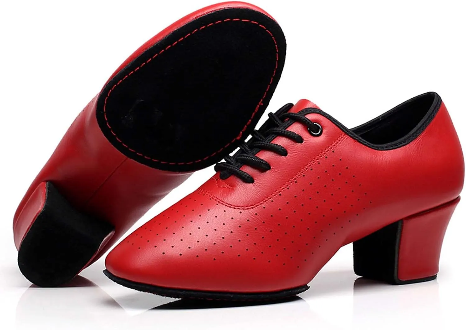 ONAIC Ballroom Dance Shoes for Womens Latin Salsa Practice Sneakers Wedding Dancing Shoes Lightweight Comfortable Professional Performance Trainers