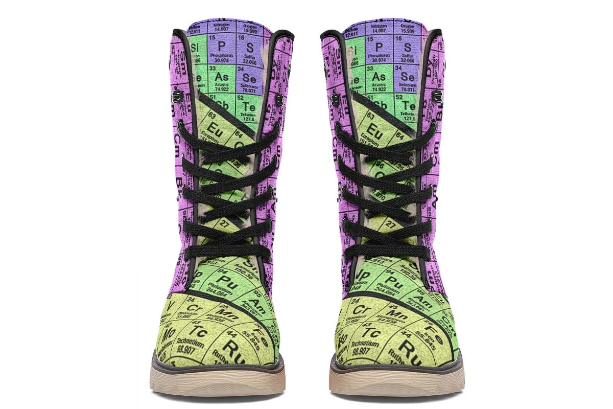 Periodic Table Tile Polar Vibe Boots