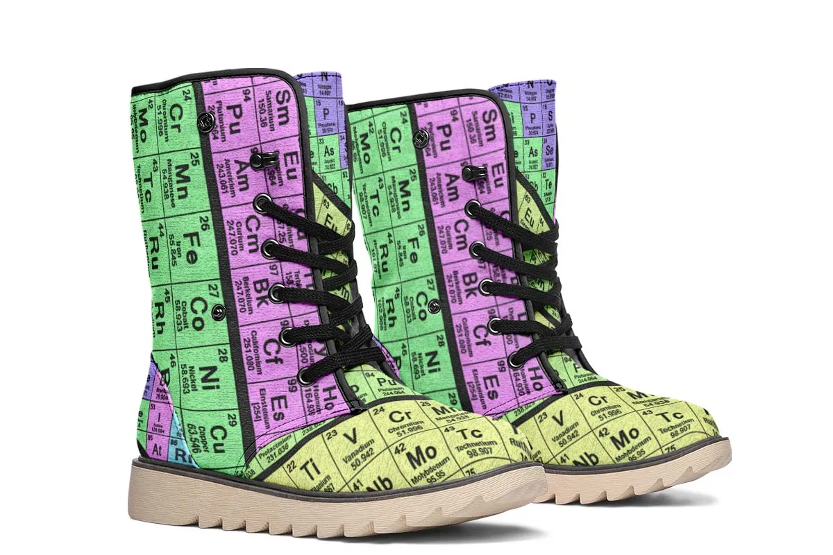Periodic Table Tile Polar Vibe Boots