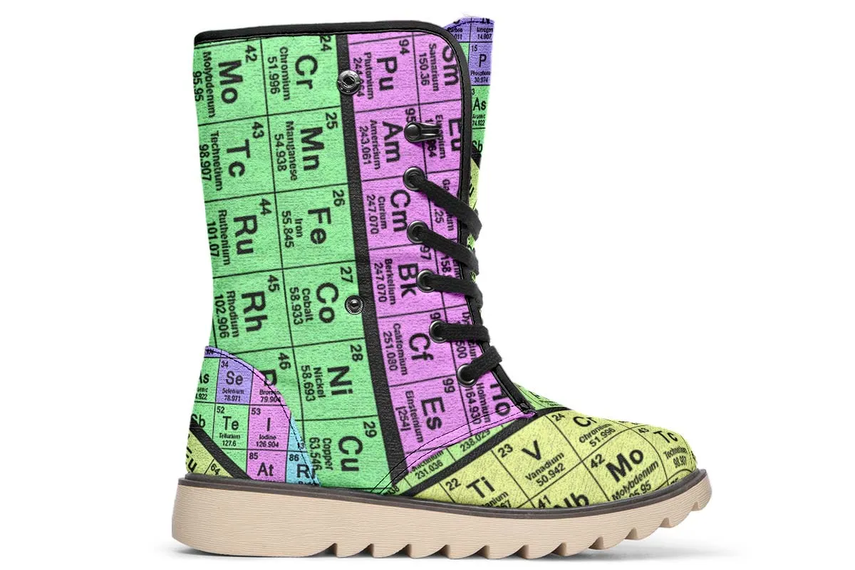 Periodic Table Tile Polar Vibe Boots