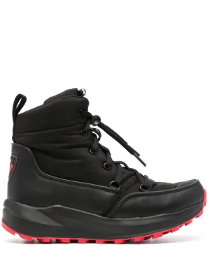 Podium logo-patch boots