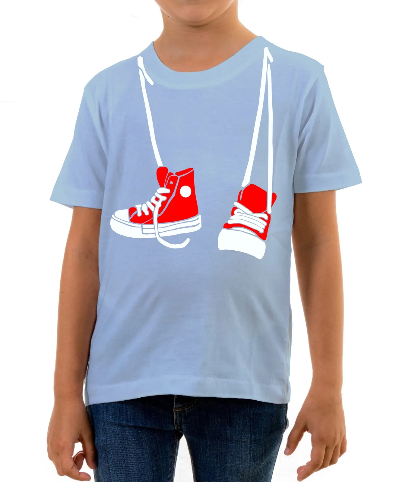 Reality Glitch Hanging Trainers Kids T-Shirt