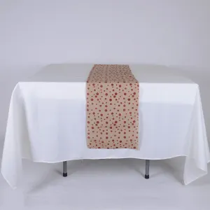 Red - 14 x 108 inch Burlap Table Runner