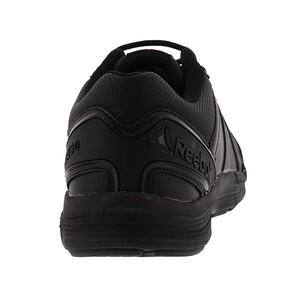 Reebok mens Guide Work Soft Toe Industrial Construction Shoe, Black, 7.5 Wide US