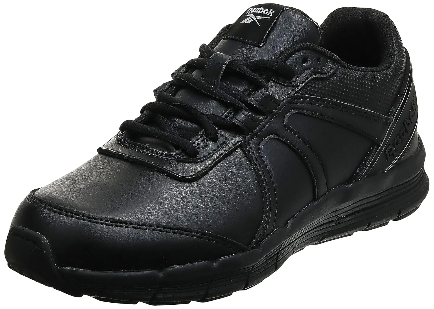 Reebok mens Guide Work Soft Toe Industrial Construction Shoe, Black, 7.5 Wide US
