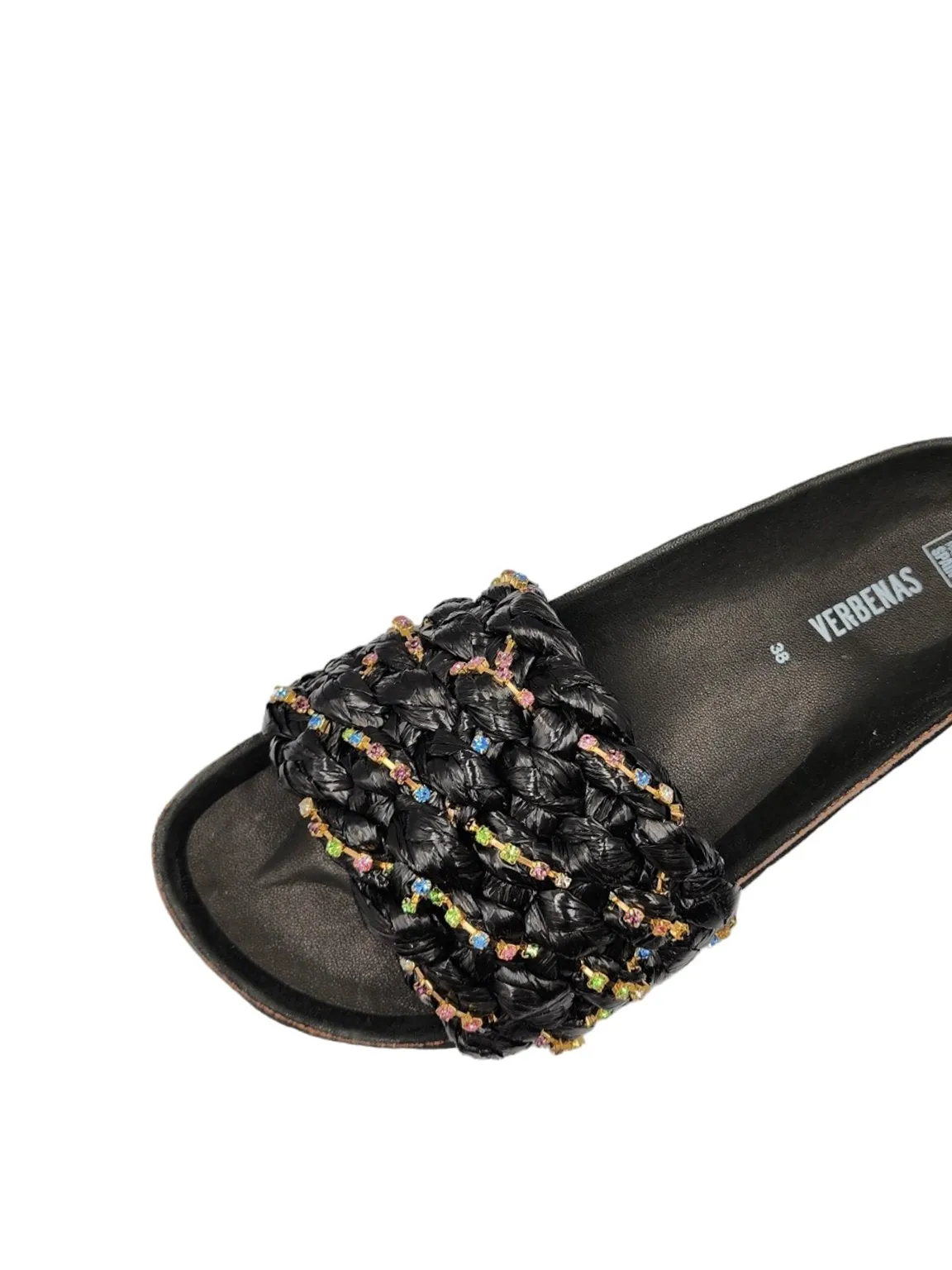 Reiko Breezy Raffia Slide Sandal