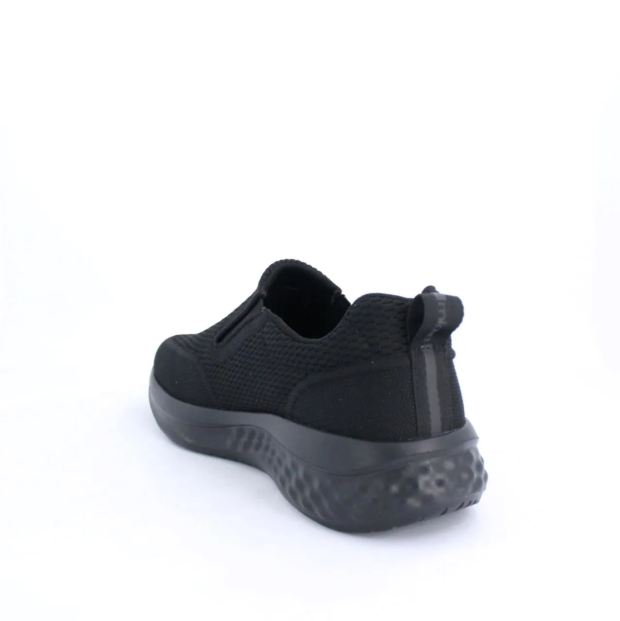 RICARDO MENS SLIPON TRAINERS-BLACK