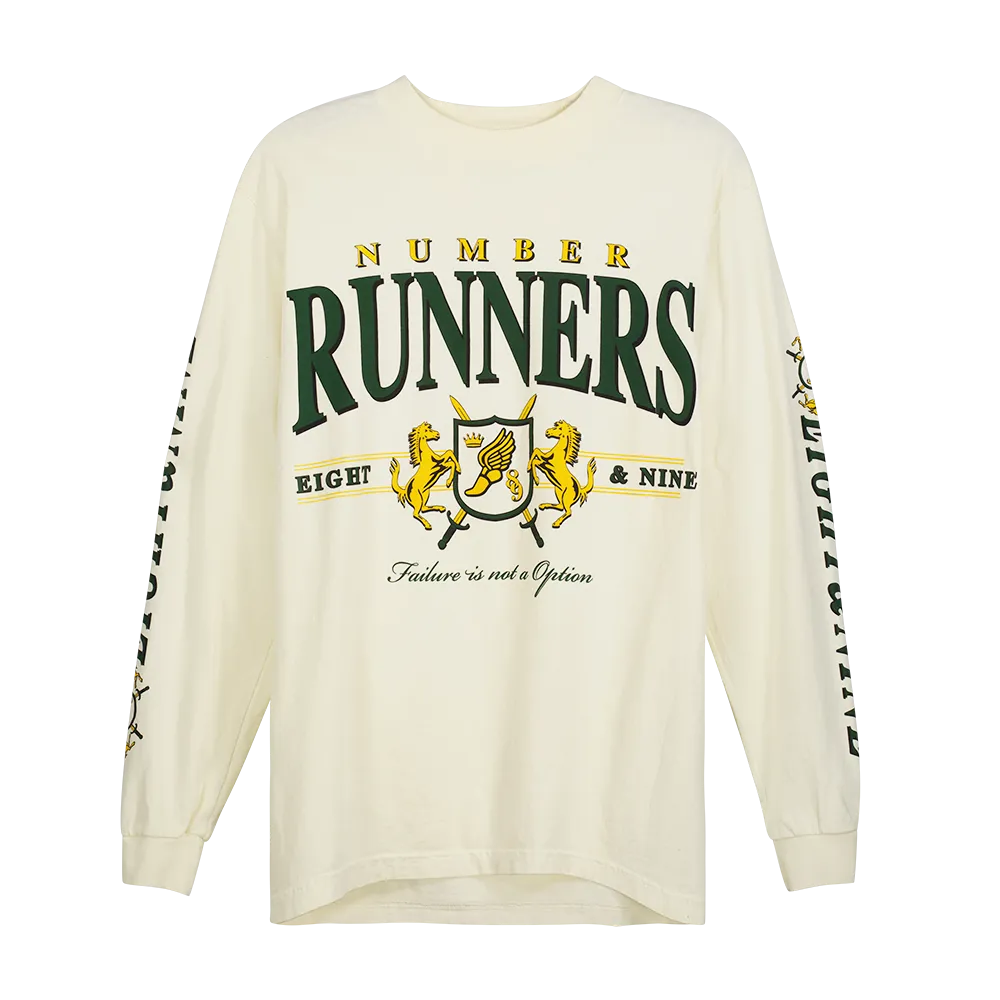 Runners Cream Long Sleeve Tee