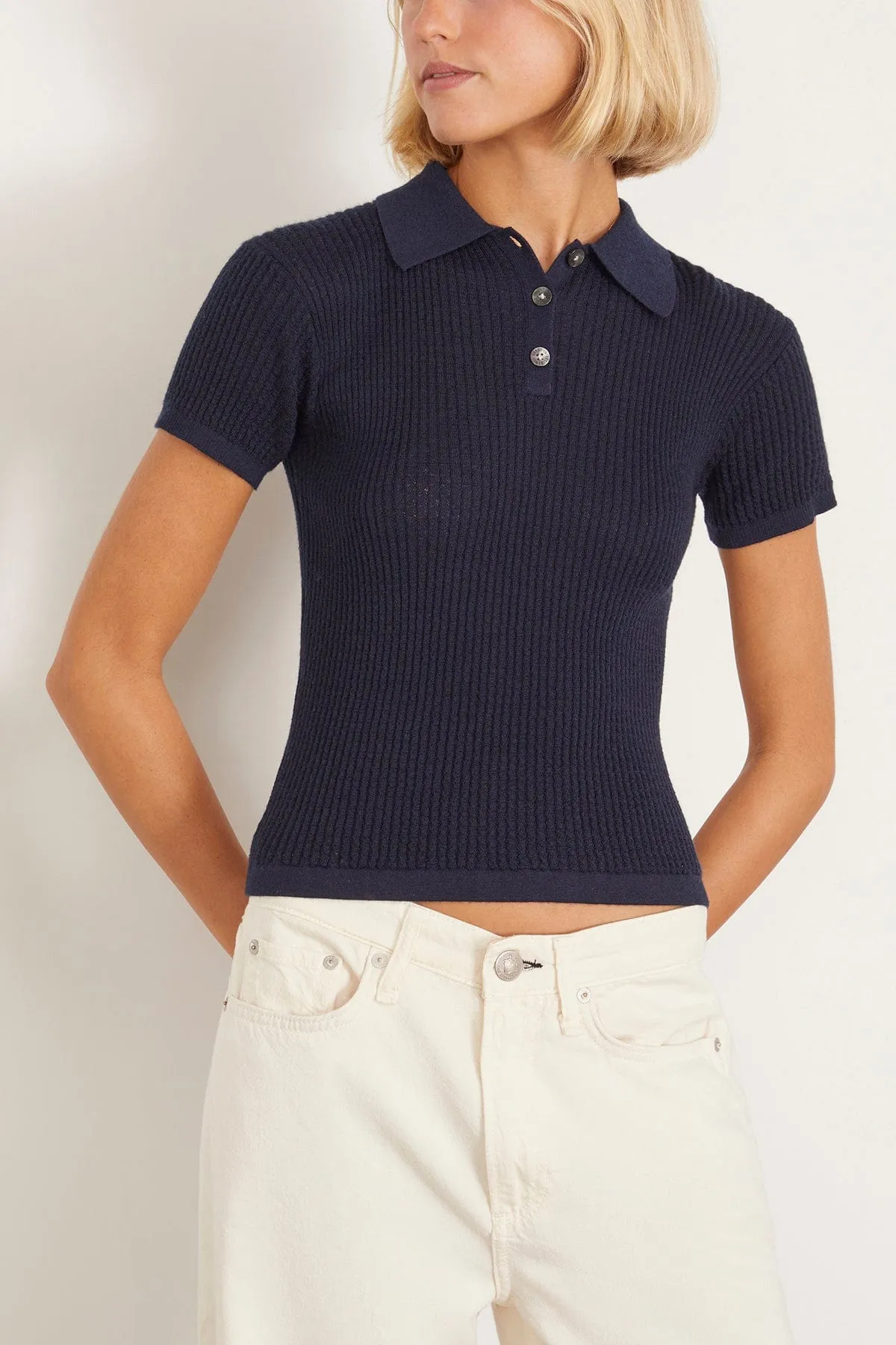 Shrunken Polo in Midnight