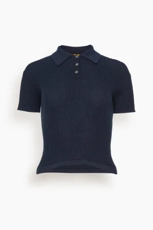 Shrunken Polo in Midnight