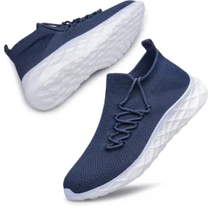 SILLENORTH Women's Walking Shoes Sock Sneakers Slip On Mesh Sport Running Shoes Casual Lightweight Shoes for Gym Work Jogging