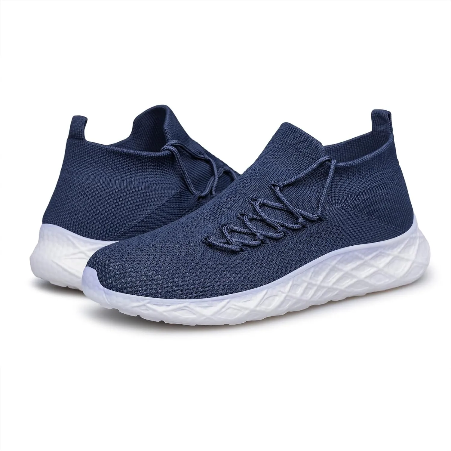 SILLENORTH Women's Walking Shoes Sock Sneakers Slip On Mesh Sport Running Shoes Casual Lightweight Shoes for Gym Work Jogging