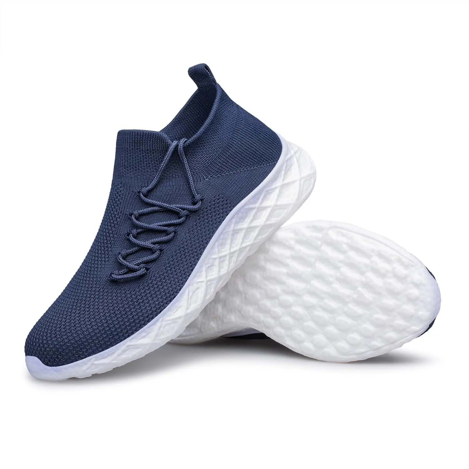 SILLENORTH Women's Walking Shoes Sock Sneakers Slip On Mesh Sport Running Shoes Casual Lightweight Shoes for Gym Work Jogging