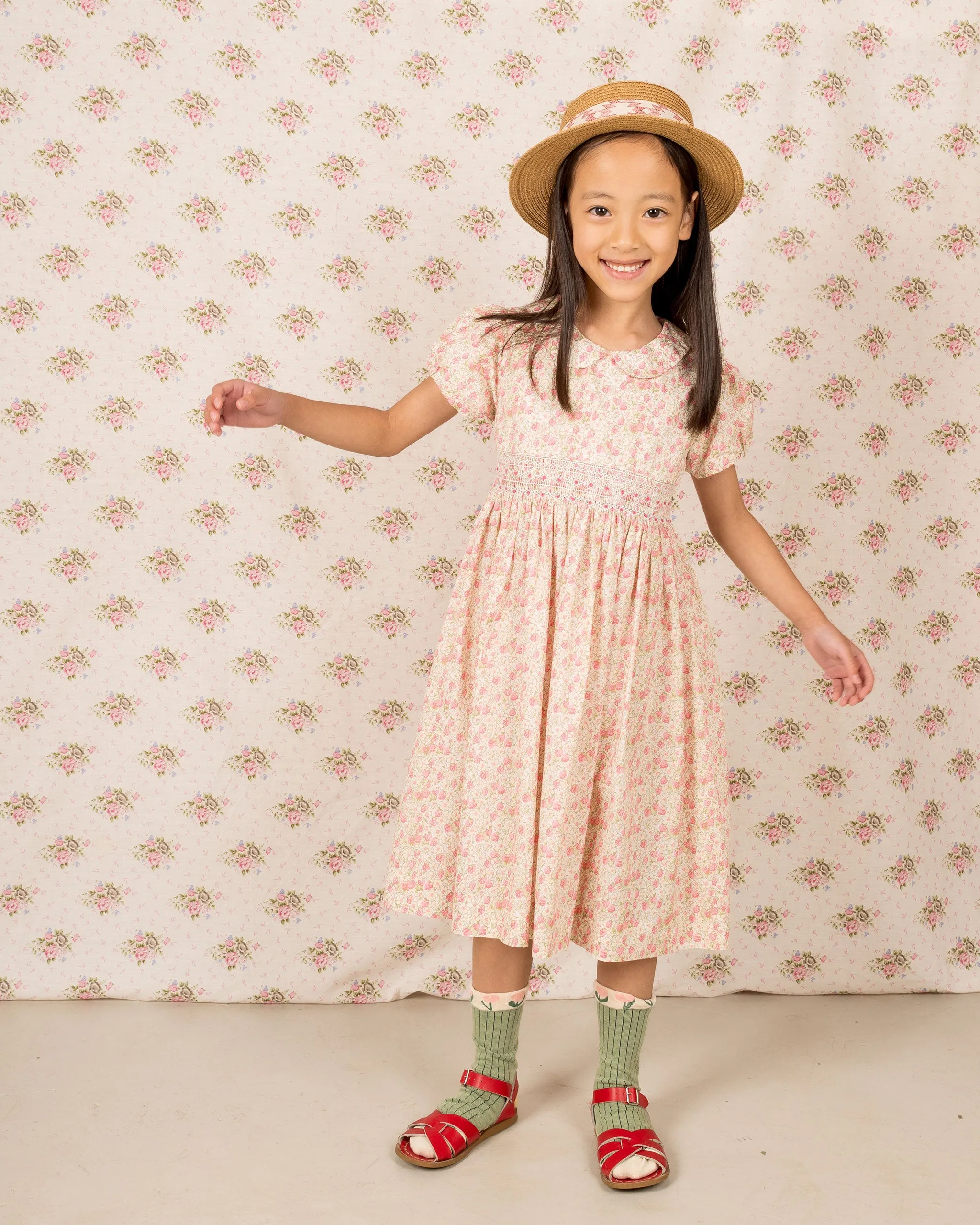 Smocked Girls Dress  - Jaclin