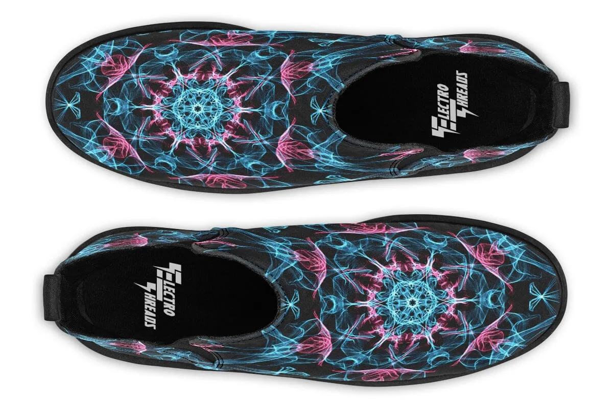 Smokey Blue Mandala Neat Vibe Boots