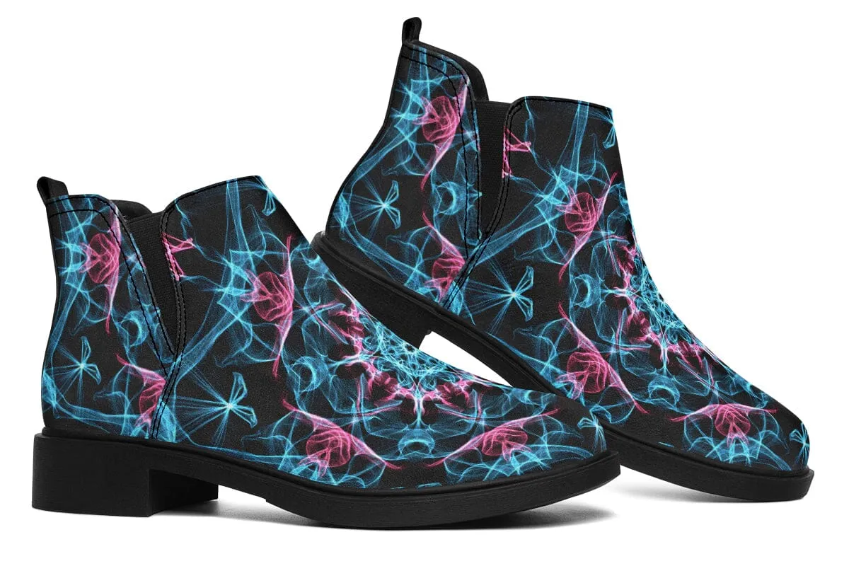 Smokey Blue Mandala Neat Vibe Boots