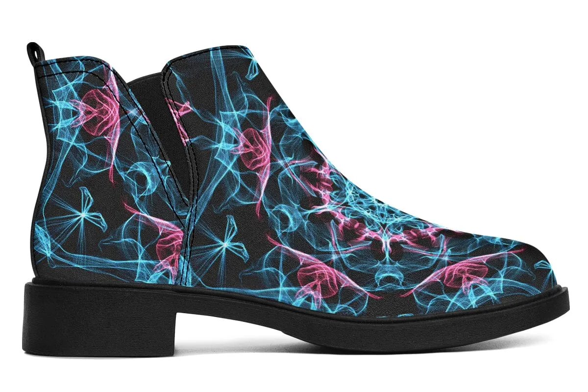 Smokey Blue Mandala Neat Vibe Boots
