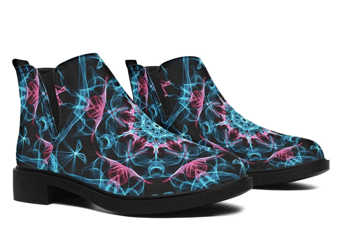 Smokey Blue Mandala Neat Vibe Boots