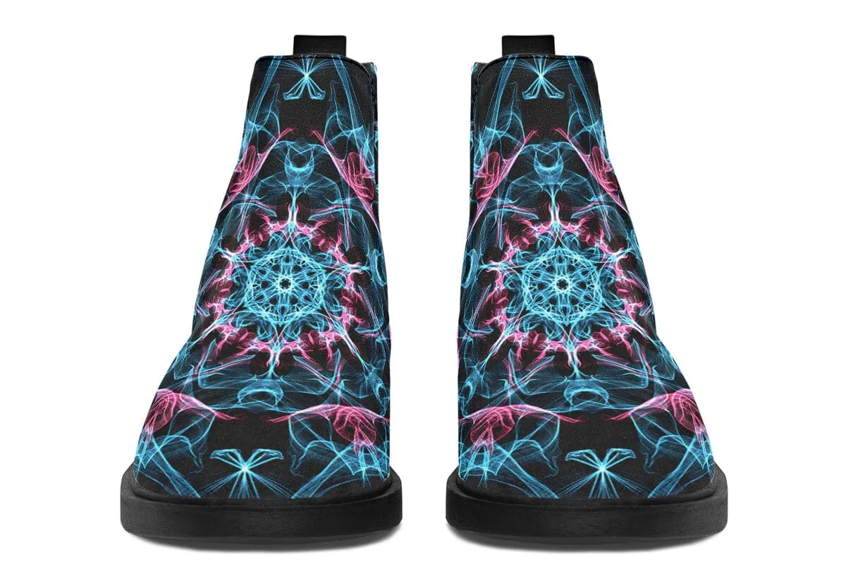Smokey Blue Mandala Neat Vibe Boots