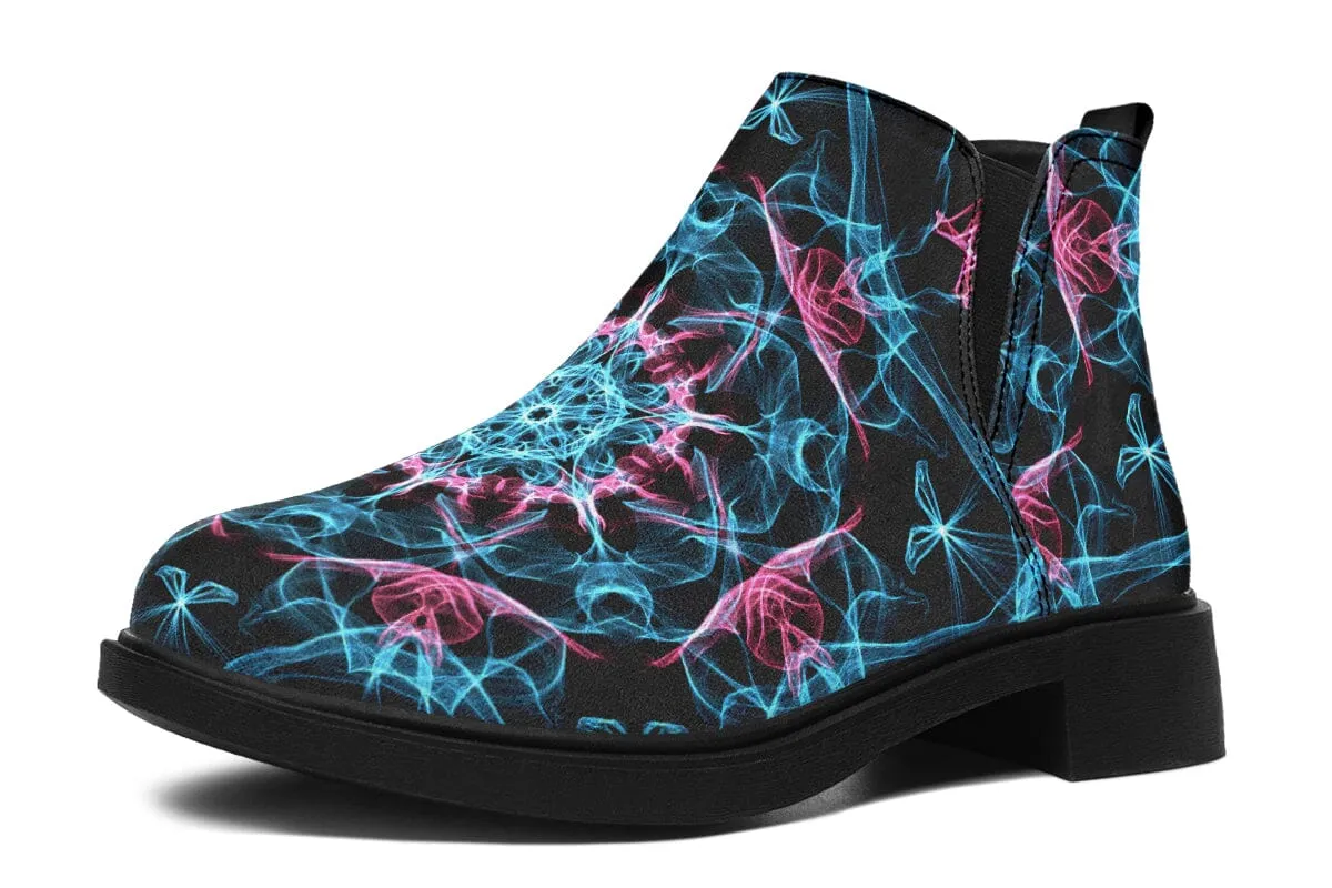 Smokey Blue Mandala Neat Vibe Boots