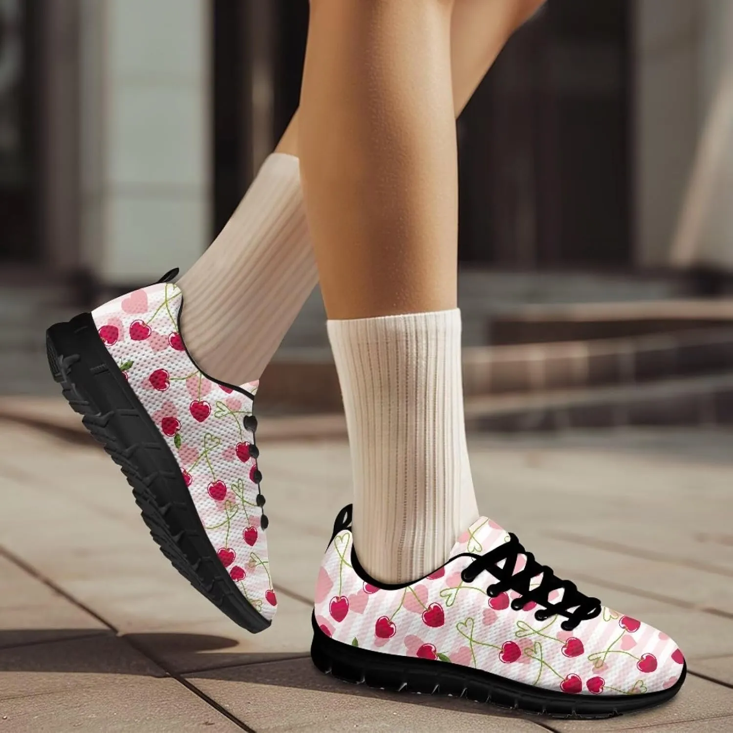 Sneakers Women Comfortable Breathable Non-Slip Tennis Hiking Workout Shoes for Women Holiday Running Sneakers US 5-12