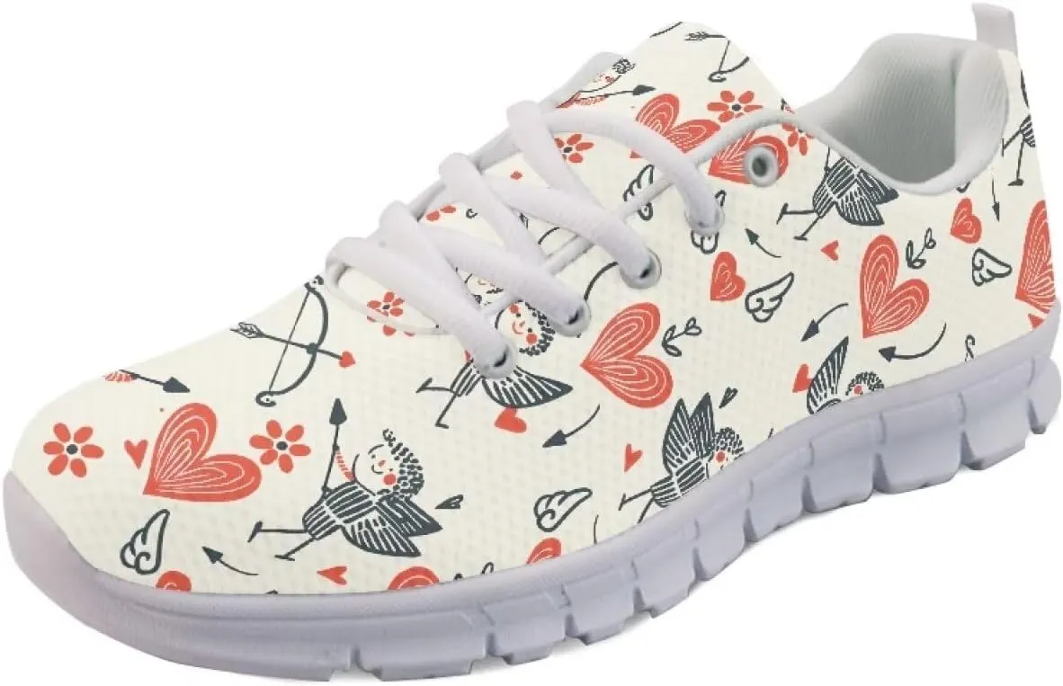 Sneakers Women Comfortable Lace Up Athletic Workout Holiday Tennis Hiking Shoes Women Breathable Non-Slip Running Sneakers Ladies US 5-12
