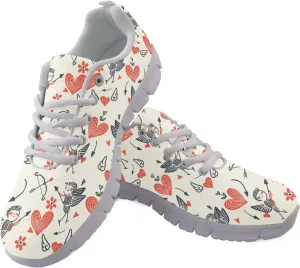 Sneakers Women Comfortable Lace Up Athletic Workout Holiday Tennis Hiking Shoes Women Breathable Non-Slip Running Sneakers Ladies US 5-12
