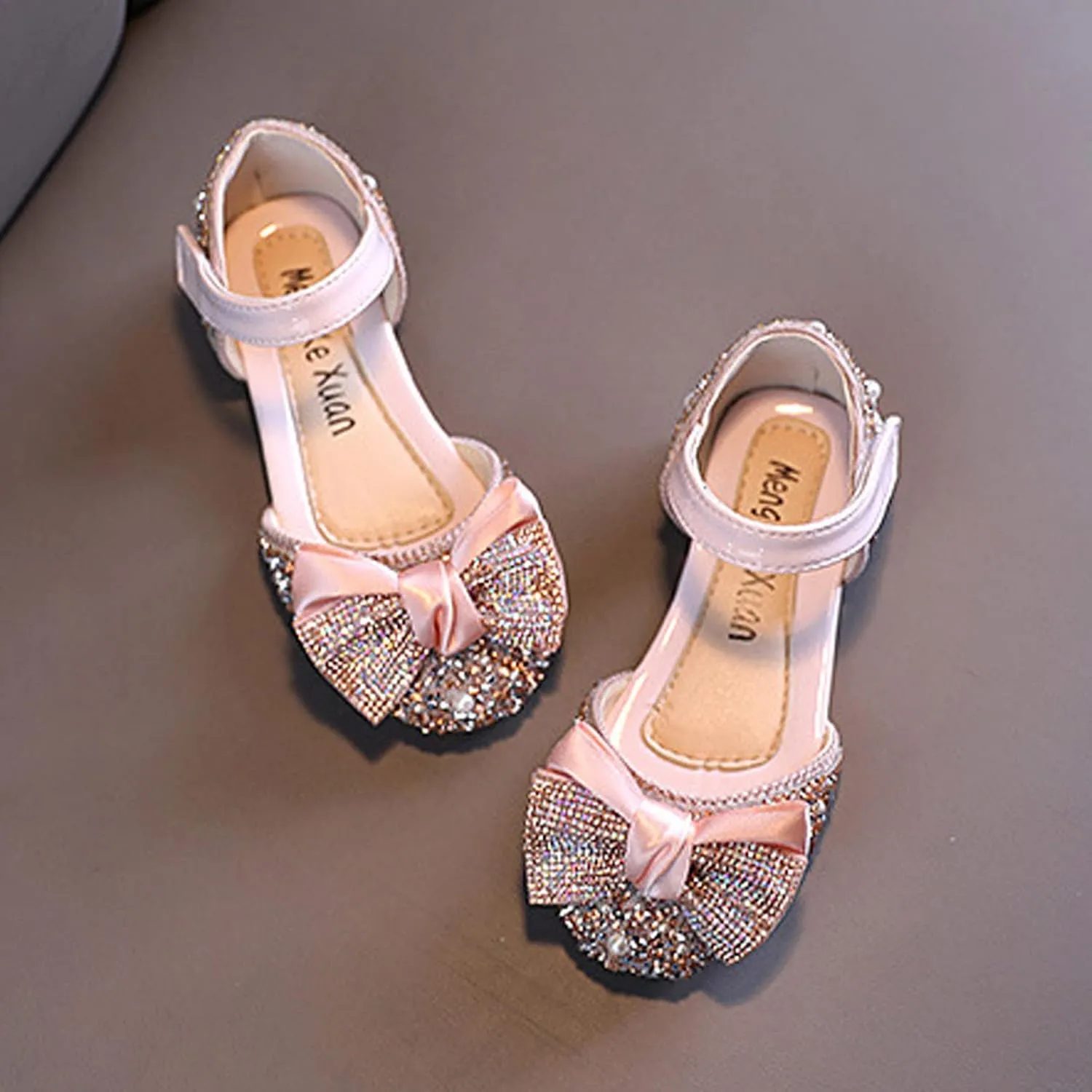Spring And Summer Children Dance Shoes Girls Dress Show Princess Shoes Pearl Rhinestone Rhinestone girls booties