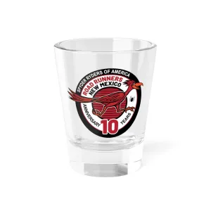 Spyder Riders Of America (10 Year Anniversary) [Road Runners]| Shot Glass, 1.5oz