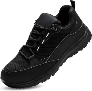 Steel Toe Non Slip Work Shoes for Men WomenWaterproof Lightweight Safety Sneakers