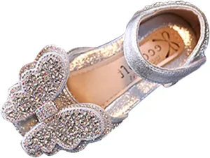 Summer Girls Dance Shoes Princess Dress Performance Shoes Cartoon Butterfly Shape Rhinestone Dance Shoes for