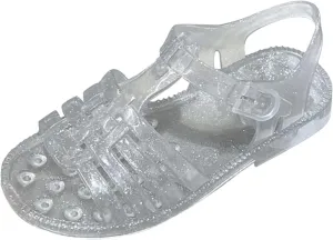 Summer Girls Sandals Jelly Cloth Flower Fashion Children Open Toe Beach Shoes Size 2 Girls Toddlers Sandals for