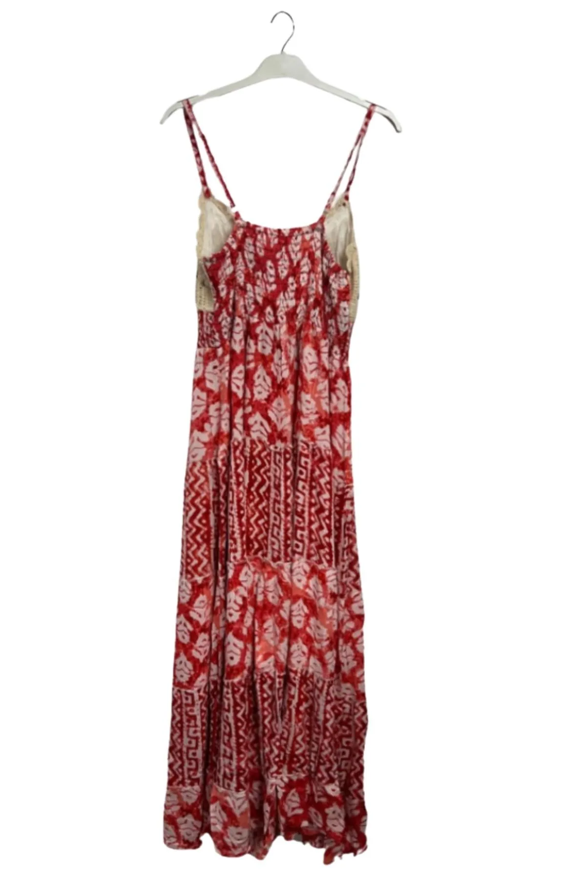 Tie Dye Geometric Print Bohemian Maxi Sleeveless Style Dress