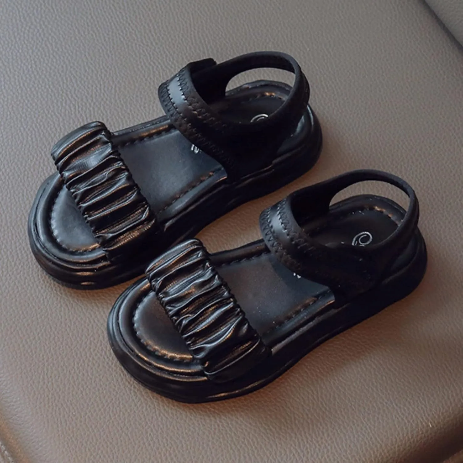 Toddler Girl Sandals Little Girl Summer Dress Shoes Lightweight Open Toe Beach Holiday Flat Sandals for Girls