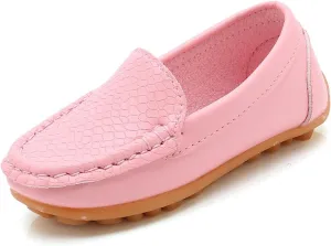 Toddler Little Kid Boys Girls Soft Slip On Loafers Dress Flat Shoes Boat Shoes Casual Shoes Young Girls Shoes Size 3