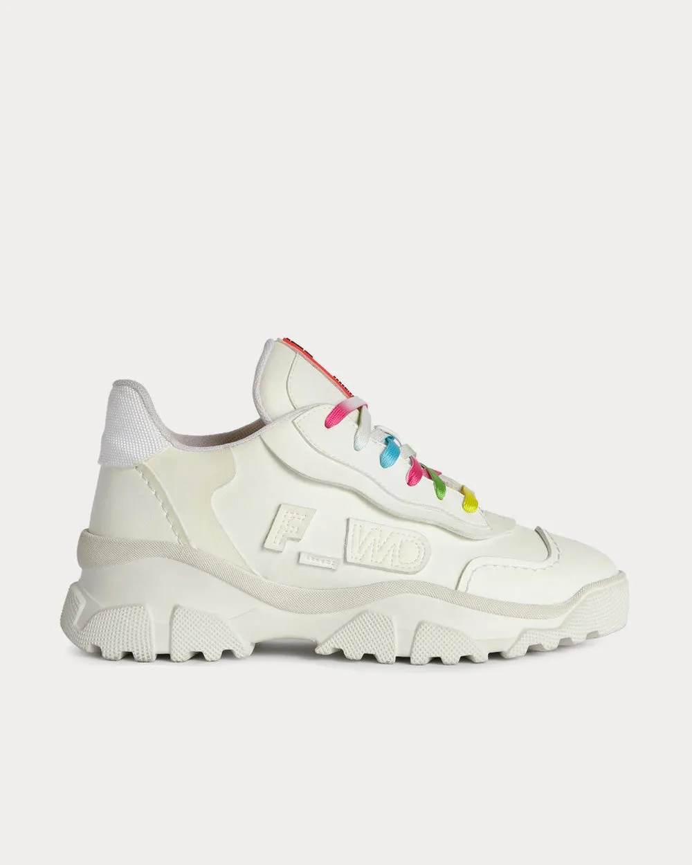 Vegan Leather White Low Top Sneakers