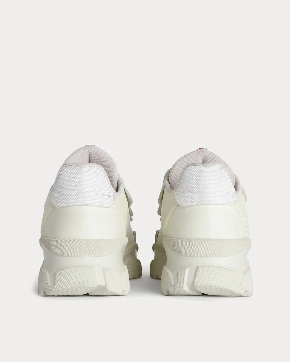 Vegan Leather White Low Top Sneakers