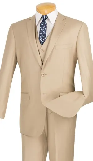 Vinci Men Suit SV2900C-Beige