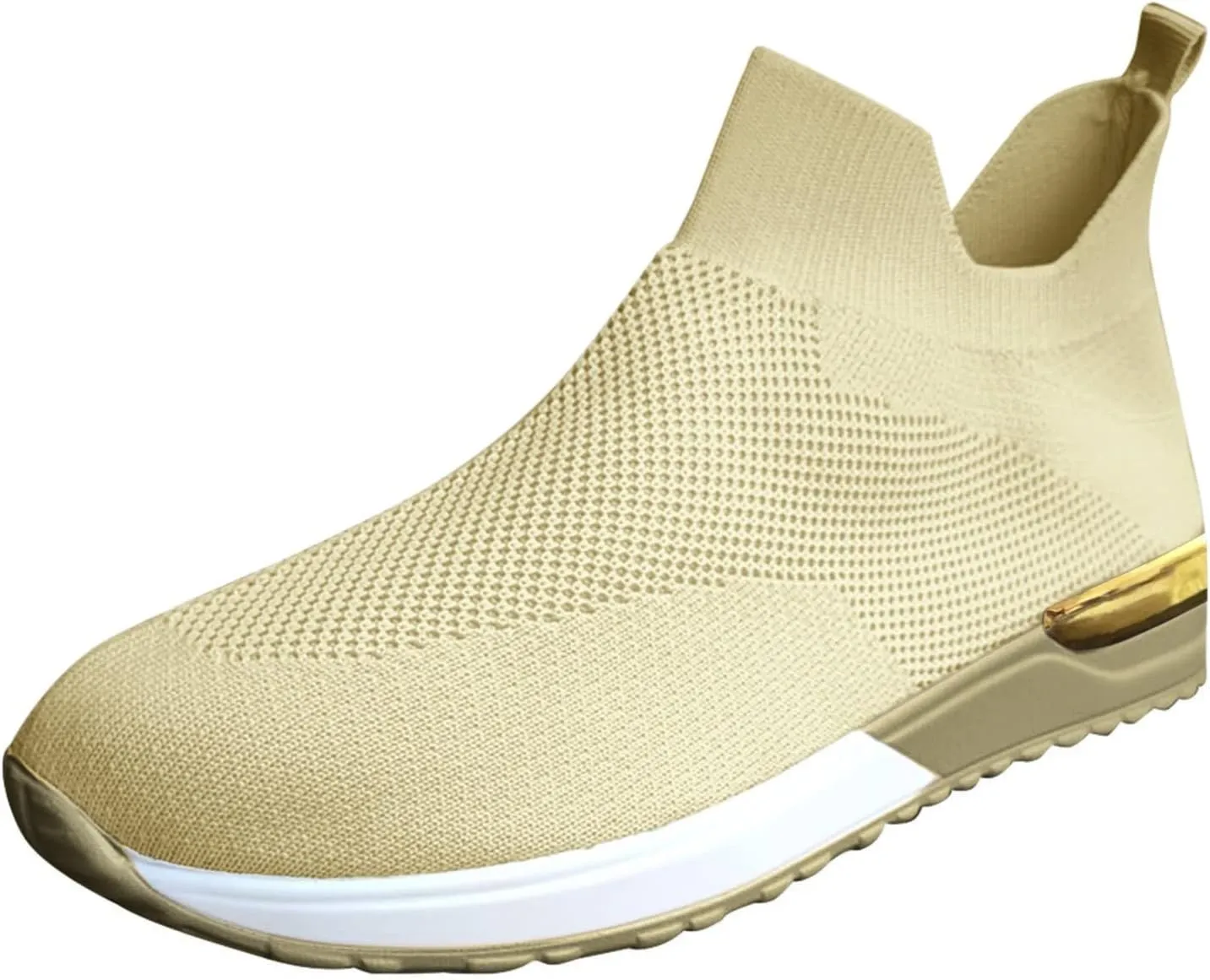 Walking Shoes Women Comfort Wide Toe Orthopedic Shoes for Women Slip Ons Mesh Fashion Wedge Platform Sneakers