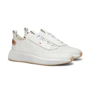 White Perforated Leather Lavinia Slip On Sneakers - Summer 2024 Collection